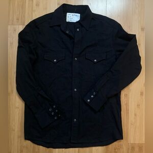 One Of These Days Pearl Snap Western Shirt M